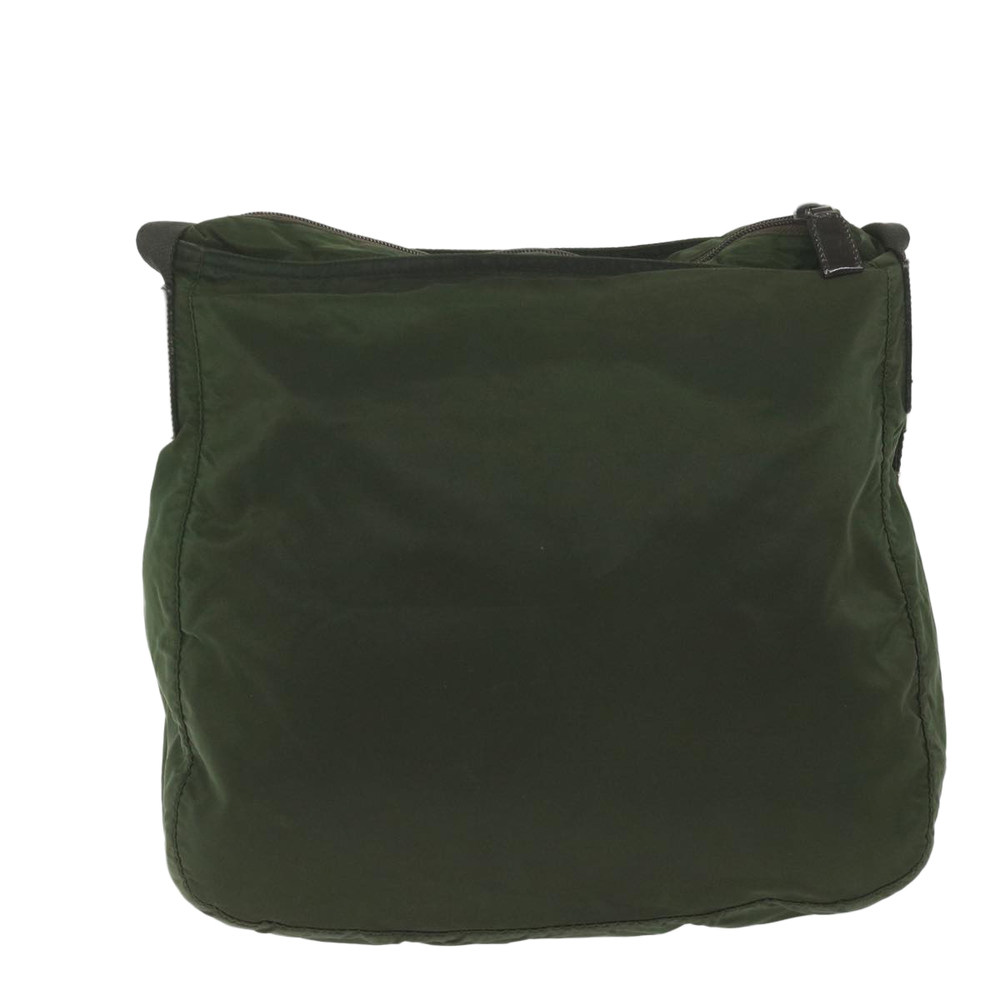 PRADA Shoulder Bag Nylon Khaki Auth 62076 - Picture 2 of 16